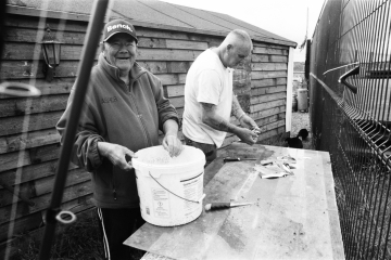 15-At-the-gutting-table-Middleton-Fishing-Cabins-Hartlepool