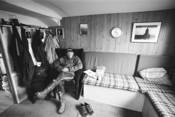 17-Asher-in-his-cabin-Middleton-Fishing-Cabins-Hartlepool