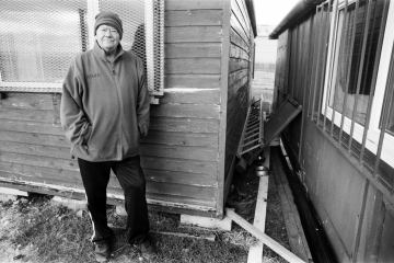13-Asher-by-his-cabin-Middleton-Fishing-Cabins-Hartlepool